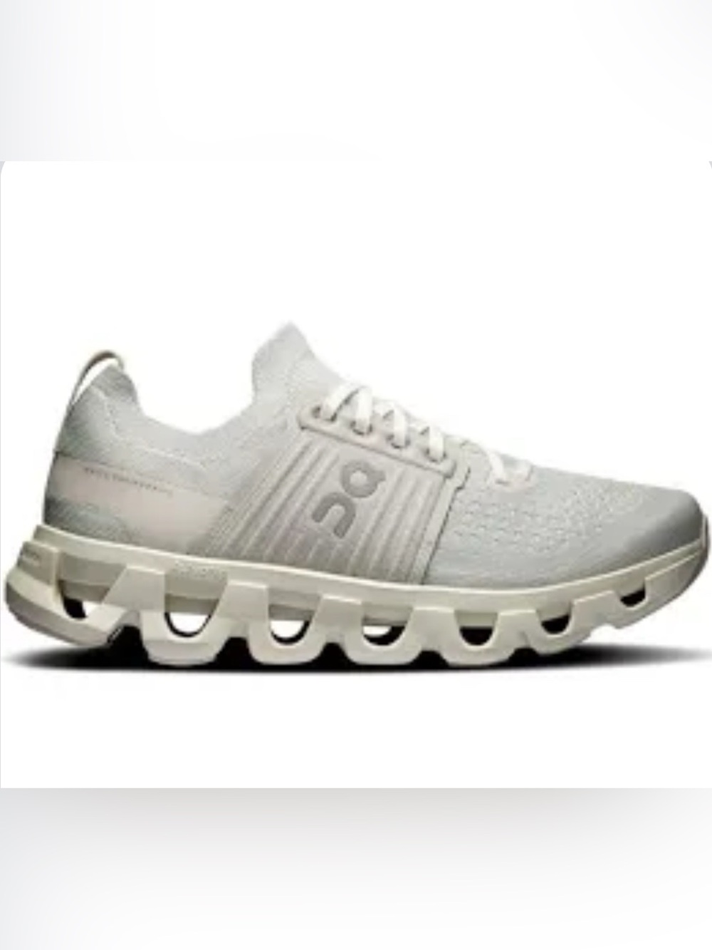 On Running CloudSwift 4 Women 10 Ivory White Gray Shoes  CloudTec Sneakers